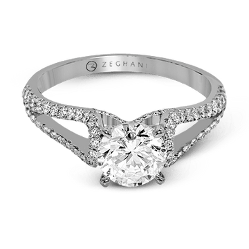 Ladies 14k Gold Engagement Ring ZR1228