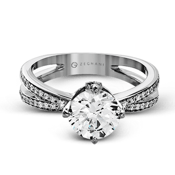 Ladies 14k Gold Engagement Ring ZR1244