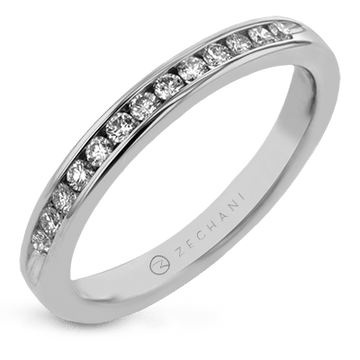 Ladies 14k Gold Wedding Band ZR12