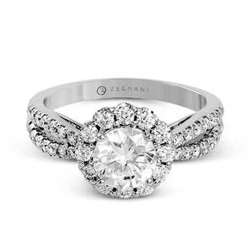 Ladies 14k Gold Engagement Ring ZR1346