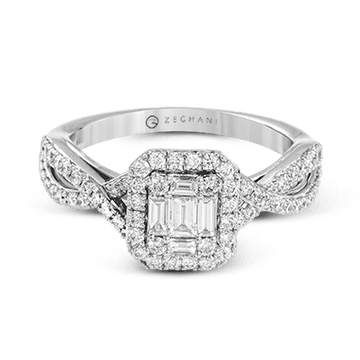 Ladies 14k Gold Engagement Ring ZR1347