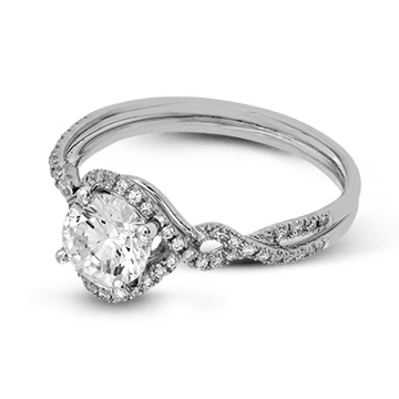 Ladies 14k Gold Engagement Ring ZR1358