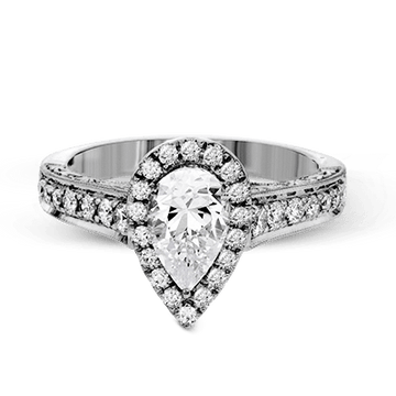 Ladies 14k Gold Engagement Ring ZR1383