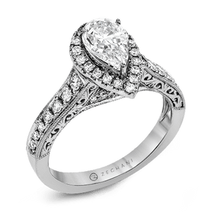 Ladies 14k Gold Engagement Ring ZR1383