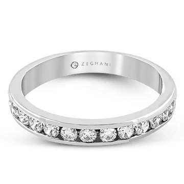 Ladies 14k Gold Wedding Band ZR13