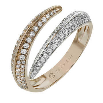 Ladies Two-Tone Fashion Ring ZR1524