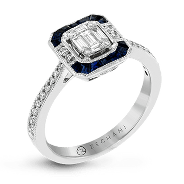 Ladies 14k Gold Engagement Ring ZR1555