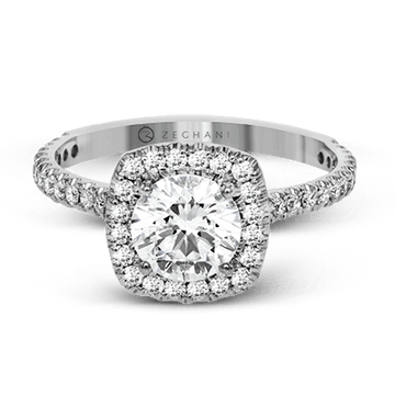 Ladies 14k Gold Engagement Ring ZR1562