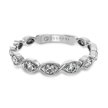 Ladies 14k Gold Wedding Band ZR1609