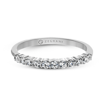 Ladies 14k Gold Wedding Band ZR20PRWB