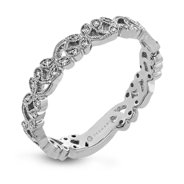 Ladies 14k Gold Wedding Band ZR216