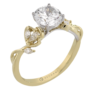 Ladies Two-Tone Engagement Ring ZR2452