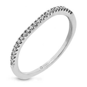 Ladies 14k Gold Wedding Band ZR28PRWB