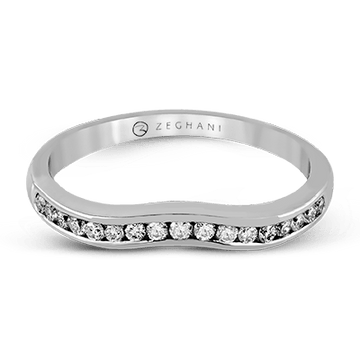 Ladies 14k Gold Wedding Band ZR400