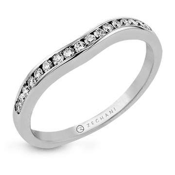 Ladies 14k Gold Wedding Band ZR400