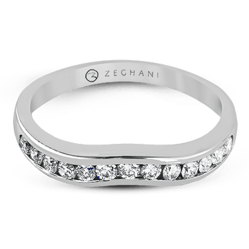 Ladies 14k Gold Wedding Band ZR401