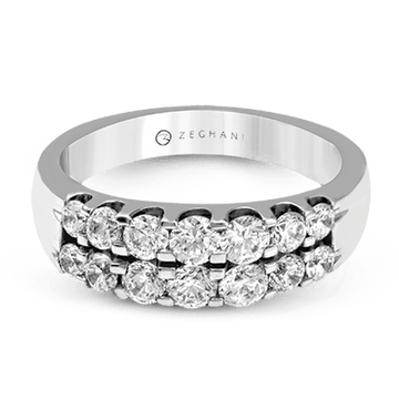 Ladies 14k Gold Wedding Band ZR414