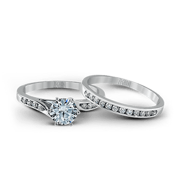 Ladies 14k Gold Engagement Ring ZR416