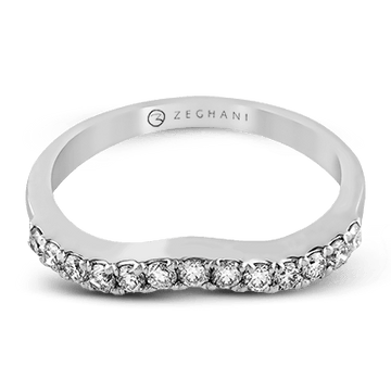 Ladies 14k Gold Wedding Band ZR438