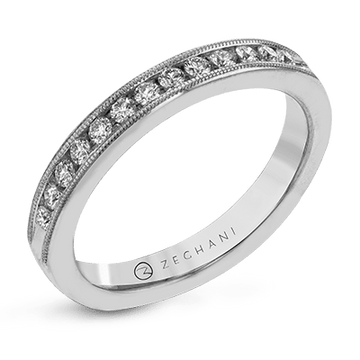 Ladies 14k Gold Wedding Band ZR43