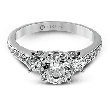 Ladies 14k Gold Engagement Ring ZR446