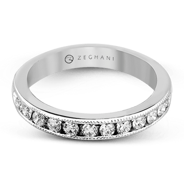 Ladies 14k Gold Wedding Band ZR45