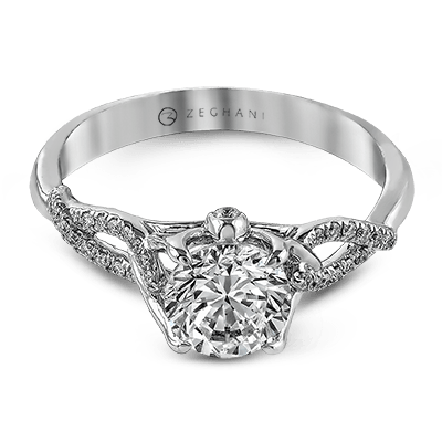 Ladies 14k Gold Engagement Ring ZR583