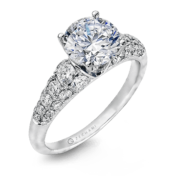 Ladies 14k Gold Engagement Ring ZR898