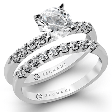 Ladies 14k Gold Engagement Ring ZR95