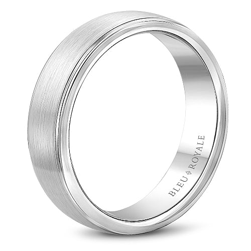 Bleu Royale Contemporary Wedding Band RYL-004