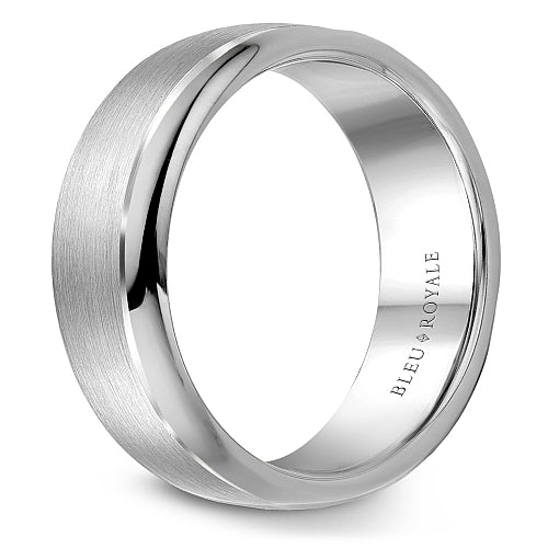 Bleu Royale Contemporary Wedding Band RYL-006