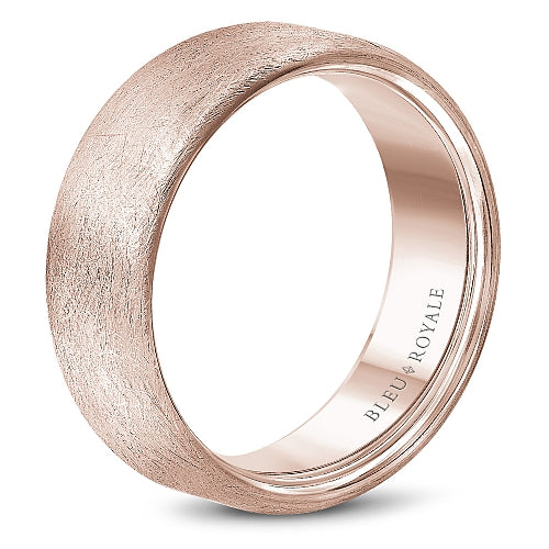 Bleu Royale Contemporary Wedding Band RYL-010