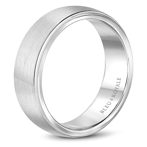 Bleu Royale Contemporary Wedding Band RYL-012