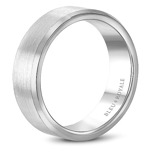 Bleu Royale Contemporary Wedding Band RYL-023