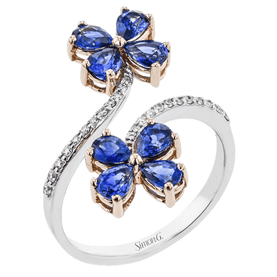 Floral Ladies Fashion Ring LR2782