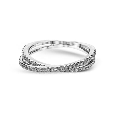 Modern Ladies Wedding Band MR1577-A-B