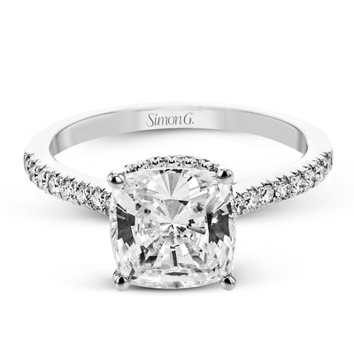 Hidden Halo Ladies Engagement Ring LR3031