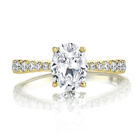 Ladies Oval Engagement Ring 27557OV