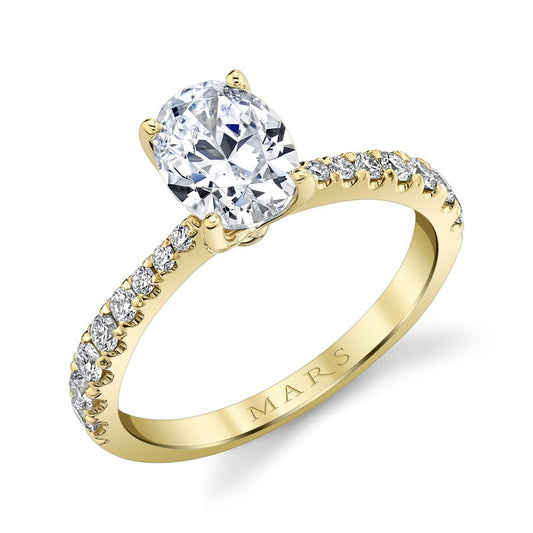 Ladies Oval Engagement Ring 27557OV