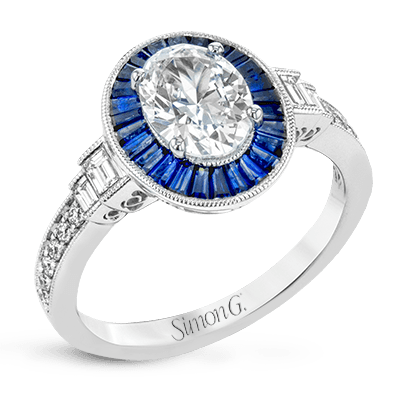 Halo Ladies Engagement Ring LR1188
