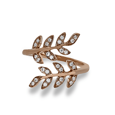 Contemporary Ladies Inspired By Nature Fashion Ring LP2309-A