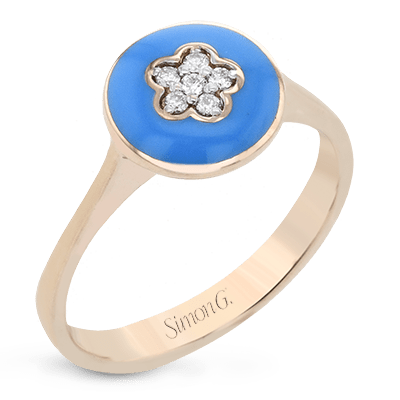 Floral Ladies Fashion Ring LR2757