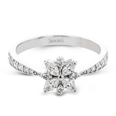 Floral Ladies Fashion Ring LR2783