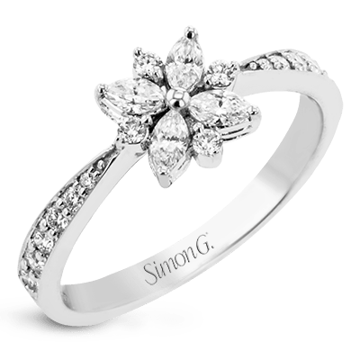Floral Ladies Fashion Ring LR2783