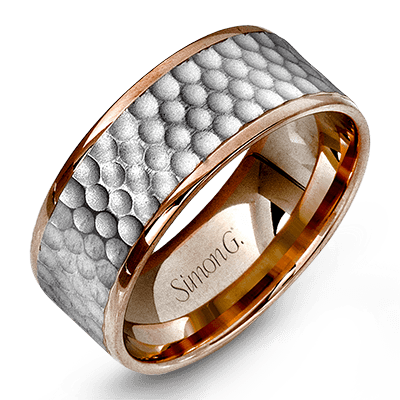 Contemporary Mens Wedding Band LG119