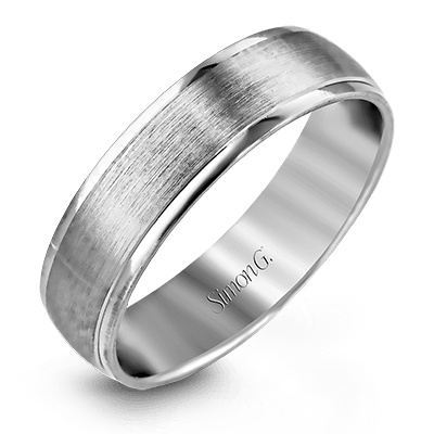Modern Mens Wedding Band LG124