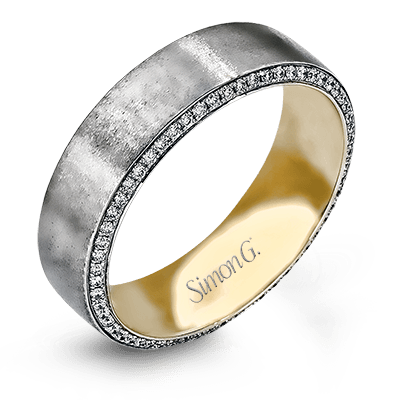 Classic Ladies Wedding Band MR2273 WHITE 14K X