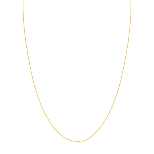 1.15mm Square Wheat Chain with Slider Bead