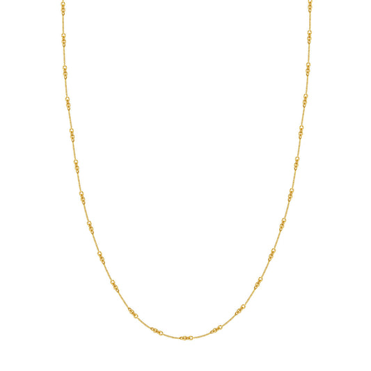 0.8mm Designer Twist Chain with Lobster Lock