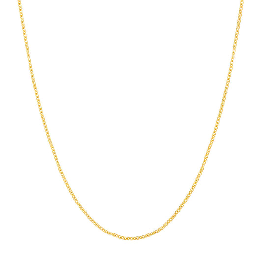 0.9mm Adjustable Cable Chain with Lobster Lock